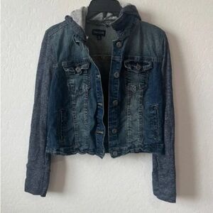 New Look Blue and Gray Jean Jacket
